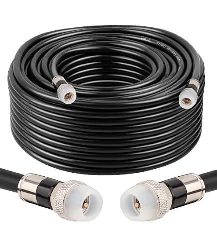 Amazon.com: 100ft Dual RG6 18AWG Coaxial Cable w/Messenger Ground